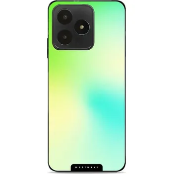 Pouzdro na mobilní telefon Lesklý kryt Mobiwear Glossy - Realme Note 50 - G062G Zelenkavý odstín (Prémiové lesklé pouzdro, obal, kryt Mobiwear Glossy na mobil Realme Note 50 - G062G Zelenkavý odstín, materiál Plast + TPU silikon - krytí po všech stranách, neošoupatelný potisk, tenk