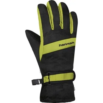 Rukavice Dětské rukavice Hannah CLIO JR 9/10 Černá, Žlutá