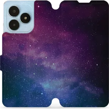 Pouzdro na mobilní telefon Flipové pouzdro Mobiwear - Realme Note 50 - V147P Mlhovina (Knížkové flip pouzdro, obal, kryt na mobil Realme Note 50 - V147P Mlhovina, materiál Umělá kůže + TPU - ochrana 360°, stojánek, silikonová vanička, magnetické zavírání)