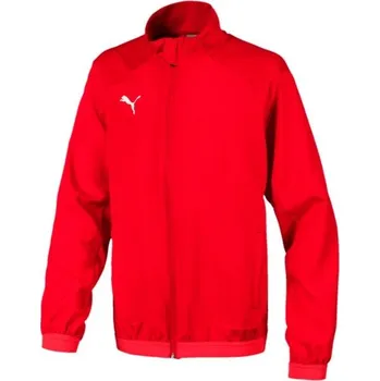 Chlapecká bunda Chlapecká sportovní bunda Puma LIGA SIDELINE JACKET 164 Červená, Bílá