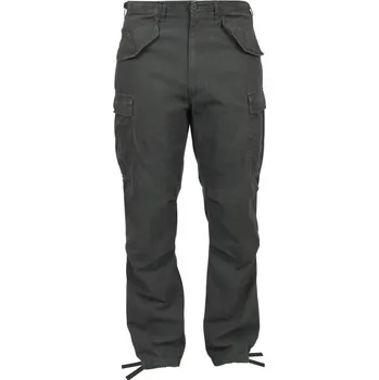 Pánská móda ROTHCO Kalhoty VINTAGE US M65 FIELD ZELENÉ M ZELENÁ - OLIV