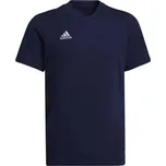 Chlapecké triko adidas ENTRADA 22 TEE 128 Tmavě modrá, Bílá