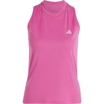 Dámské oblečení Dámské běžecké tílko adidas RUN IT TANK TOP S Růžová, Stříbrná