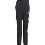Juniorské fotbalové tepláky adidas TIRO 21 PANTS 116 Černá, Bílá