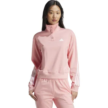 Dámská mikina Dámská Mikina ADIDAS W ICONIC 3S TT IX1120 – Růžová L