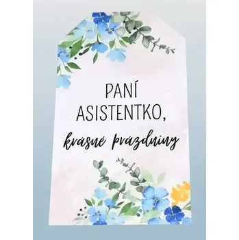 Dárková kartička - Paní asistentko