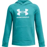 Chlapecká mikina Under Armour RIVAL yxl Tyrkysová, Bílá