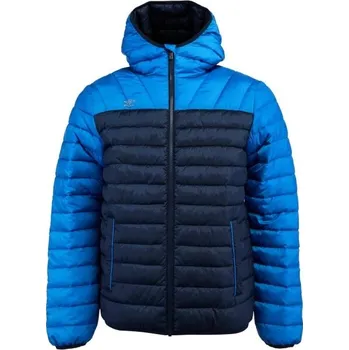 Pánské oblečení Lehká pánská prošívaná bunda Umbro TEIGE L Modrá, Tmavě modrá