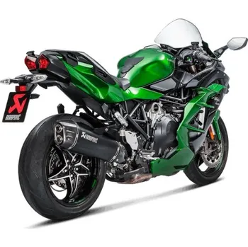 Motodíl Výfuk Akrapovič Slip-On Line (Titan) na Kawasaki Ninja H2 SX (18-20) černý