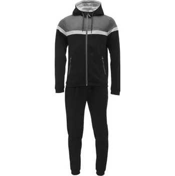 Pánská tepláková souprava Lotto LOONERE XL Černá, Šedá, Bílá