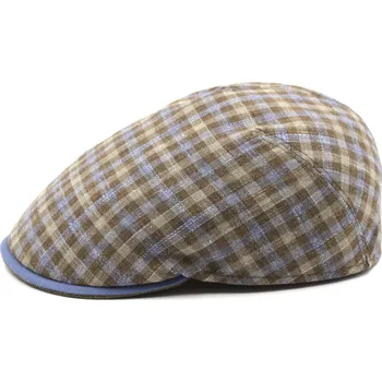 Čepice Lněná kostkovaná bekovka od Marone Velikost: 62 cm