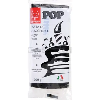 Výroba svíčky Cukrová hmota, azo-free, černé, 1 kg | MODECOR, 25477