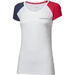 Dámské bambusové triko PROGRESS REPUBLICA L Bílá, Červená, Tmavě modrá