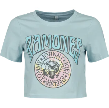 Dámské tričko Tričko z Ramones - Coloured Crest - Ženy - modrá