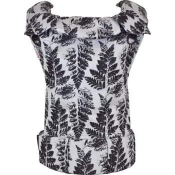 MoniLu UNI nosítko - Fern Silver + slintáčky - Standard - batohové popruhy