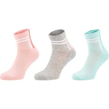 Pánské ponožky Dětské ponožky Umbro STRIPED SPORTS SOCKS JNR - 3 PACK 24/27 Lososová, Šedá, Světle zelená