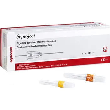 Injekční jehla Karpulové jehly Septoject (100 ks) 30G 0,3 x 25mm