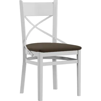 Jídelní židle Jídelní židle PROVENCE X | 43 cm | hnědá/bílá