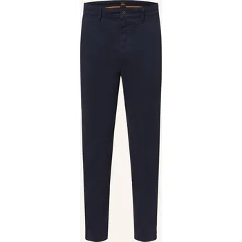 Pánské kalhoty Boss Pánské Chino Kalhoty Tapered Fit, tmavě modrá, 34