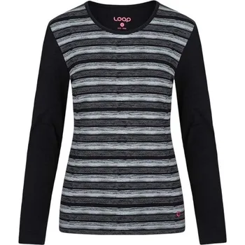 Dámské tričko Dámské triko LOAP ABINOKA S Černá, Šedá