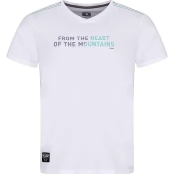 Pánská móda Pánské triko LOAP ALPRON M Bílá, Šedá