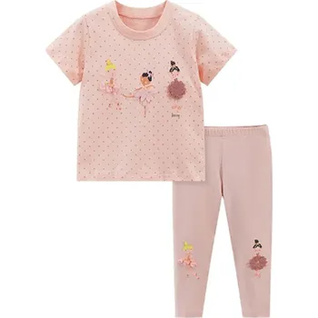 Dětská tepláková souprava "Tanečnice" - tričko+tepláčky Velikost: 6-7 let