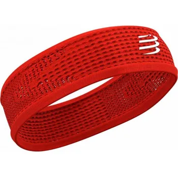 Sportovní čelenka Sportovní funkční čelenka Compressport THIN HEADBAND ON/OFF OS Červená