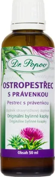 Přírodní produkt Dr. Popov Ostropestřec s právenkou 50 ml