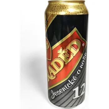 Pivo Praděd 12° - světlý ležák 5.2% - pivovar Radas Collection Still s.r.o. - plech - 0.5L