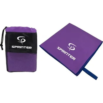 Ručník Sportovní ručník z mikrovlákna Sprinter TOWEL 100 x 160 UNI Fialová