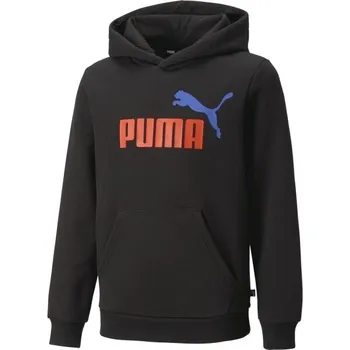Chlapecká mikina Puma Essentials + Big Logo Hoodie 140 Černá