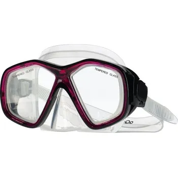 Potápěčská maska Šnorchlovací maska AQUOS BARRACUDA UNI Fialová, Černá, Transparentní