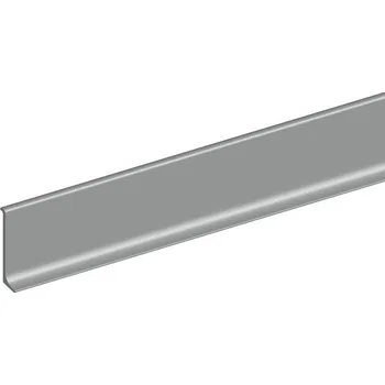 soklová lišta NOVÁK Podlahová - soklová lišta 40x10 PVC tmavě šedá, 2,7m AASP 40/18