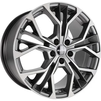 Alu kolo Alu kola GMP Matisse anthracite matt diamond 7,5x19" 5x100 ET35 57,1