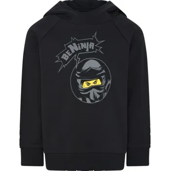 Chlapecké oblečení Chlapecká mikina LEGO&reg; kidswear LWSTORM 609 110 Černá, Tmavě šedá, Žlutá