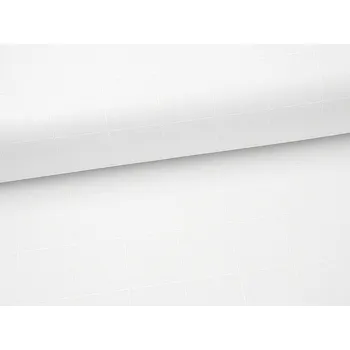 Mirtex Tkanina TABLE 200/100 Bílá Panama kostka 55mm šíře 150cm Velkoobchod Ceník: VELKOOBCHOD: po celých rolích, bez odvíjení