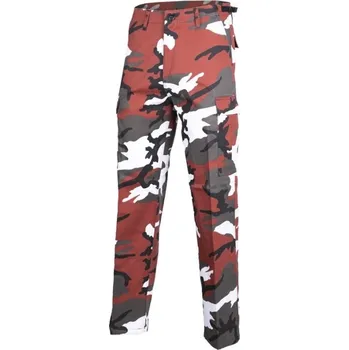 Pánská móda MIL-TEC Kalhoty US BDU typ RANGER REDCAMO XXL URBAN CAMO RED