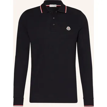 Pánská košile Moncler Pánská Polokošile Z Piké, tmavě modrá, L