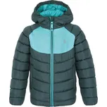Chlapecká bunda LOAP ISNUM 112/116 Tmavě zelená, Tyrkysová
