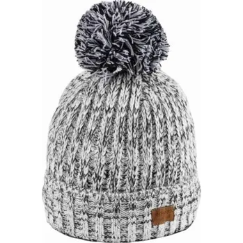 Pokrývka hlavy Zimní pletená čepice Finmark WINTER HAT OS Černá, Bílá, Hnědá