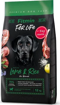 Krmivo pro psa Fitmin For Life Dog Adult Lamb/Poultry/Rice