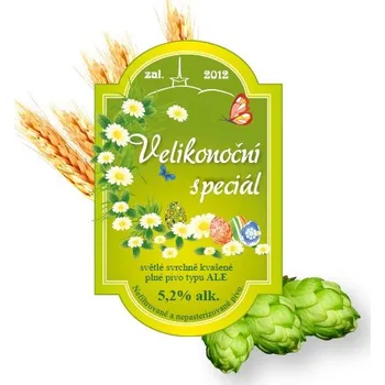 Pivo Velikonoční speciál - světlý speciál - 5,2% - Beskydský pivovárek - 1.5L