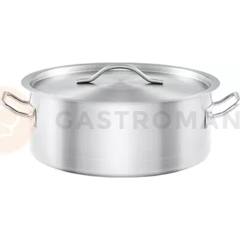 Hrnec Hrnec nízký s poklicí, nerezový, prům. 280 mm, 5.5 l | STALGAST, Basic