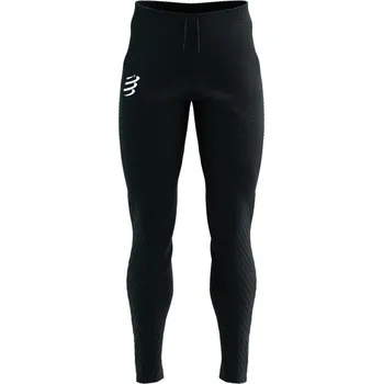 Pánské sportovní tepláky Compressport SEAMLESS PANTS M Černá, Bílá
