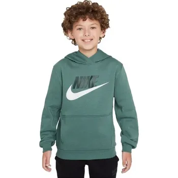 Chlapecká mikina Nike SPORTSWEAR Tmavě zelená, Bílá