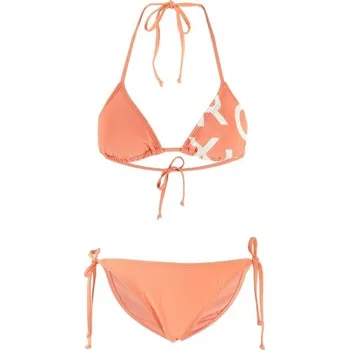 Dámské plavky Dámské plavky Roxy VL TIKIT REGTS XS Oranžová, Bílá