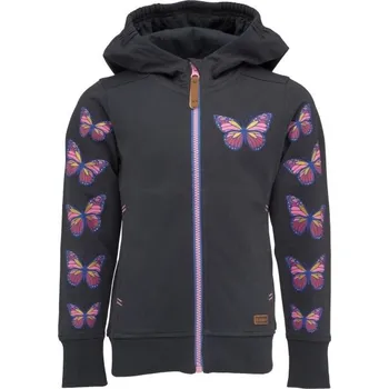 Dívčí mikina Dívčí mikina LOAP DONA 146/152 Tmavě modrá, Růžová, Fialová