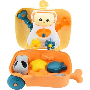 Hračka pro nejmenší Bavytoy Pískový set kufřík kačenka