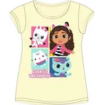 DOVOZ EU Dívčí tričko Gabby´s Dollhouse žluté Velikost: 104