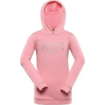 Chlapecká mikina Dětská mikina NAX COLEFO 104/110 Růžová, Šedá